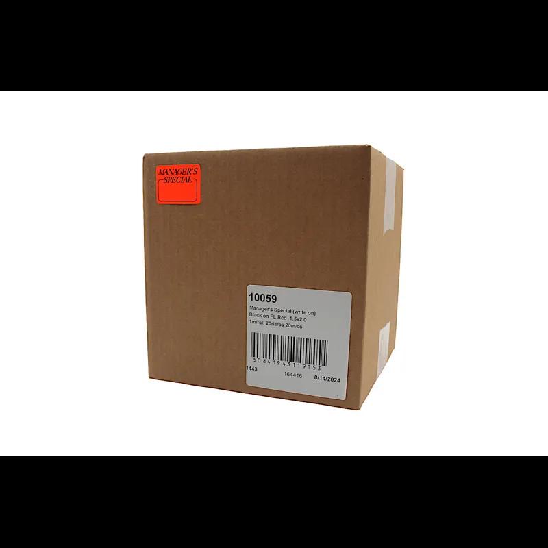 Manager's Special Label Red Square Write On 1000/Roll