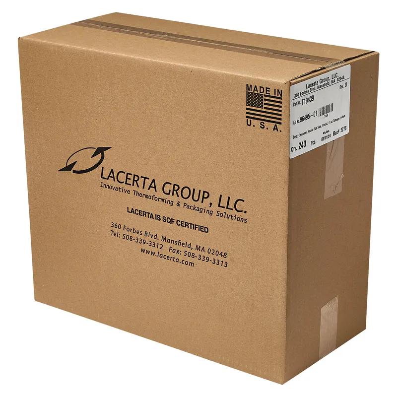 Fresh N' Sealed® Parfait Dessert Container Hinged With Flat Lid 11 OZ PET Clear Round 240/Case