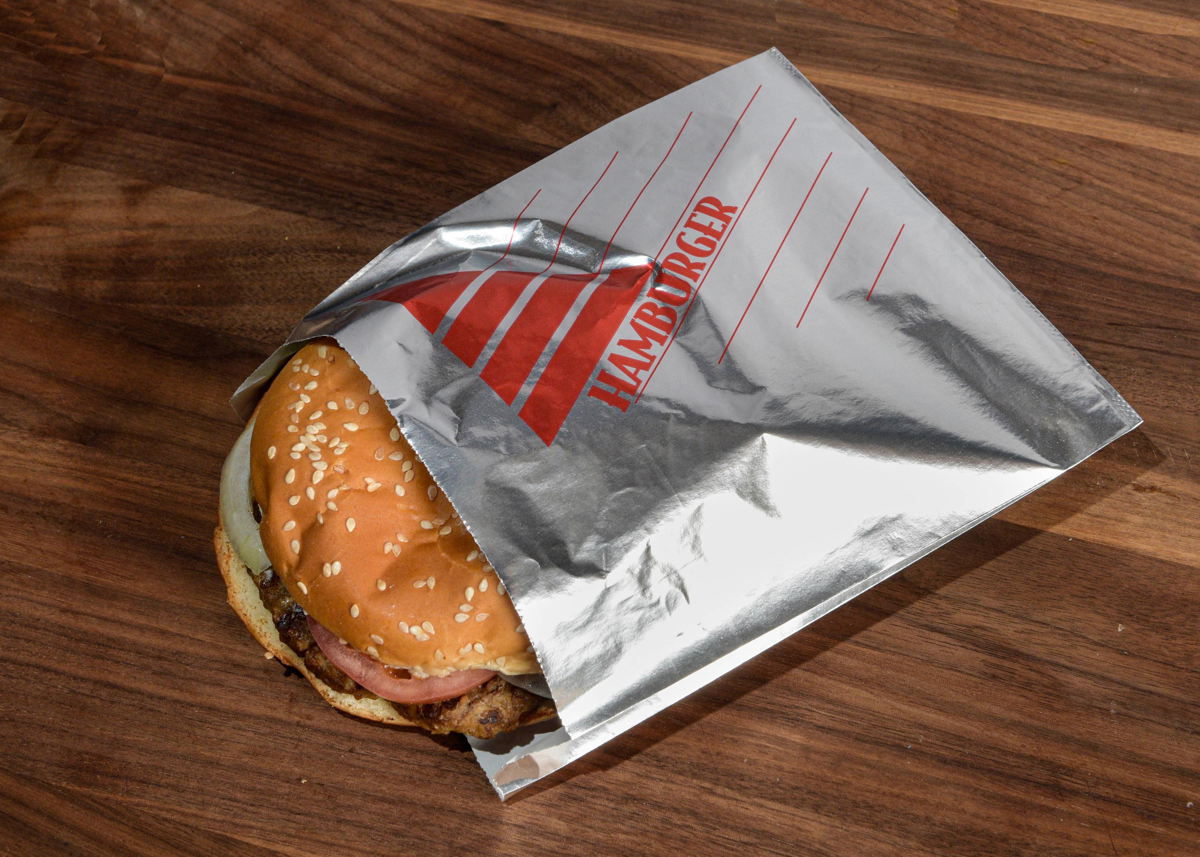 Hamburger Bag 6X0.75X6.75 IN Foil-Lined Paper Gusset 1000/Case