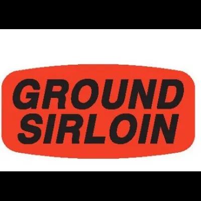 Ground Sirloin Label Dayglo 1000/Roll
