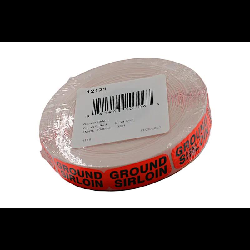 Ground Sirloin Label Dayglo 1000/Roll