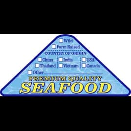 Seafood Premium Quality Country Of Origin Label 500/Roll