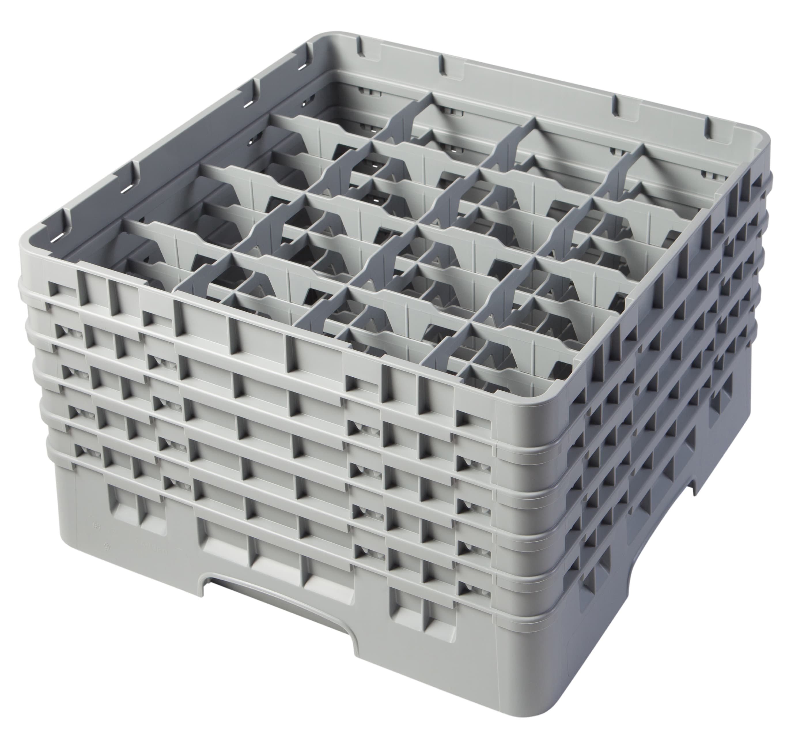 Camrack® Drying Rack 10.125 IN 16 Compartment Soft Gray 1/Each