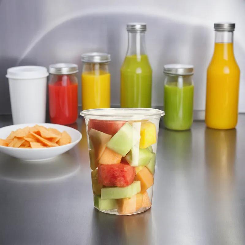 Deli Container Base 32 OZ PLA Clear Round 500/Case