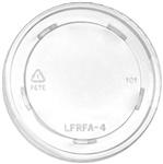 Lid Flat Plastic Clear For Container 1000/Case