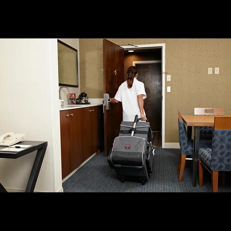 Quick Cart Large (LG) 16.5X14.5X25 IN Dark Gray Fabric Large Fixed Caster Executive 1/Case