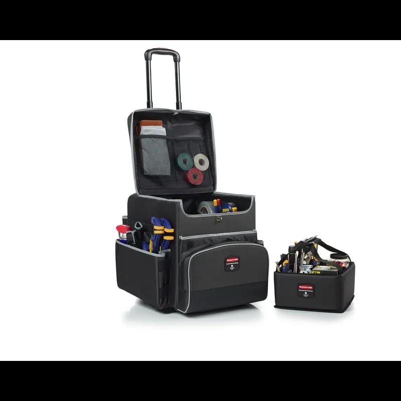 Quick Cart Large (LG) 16.5X14.5X25 IN Dark Gray Fabric Large Fixed Caster Executive 1/Case