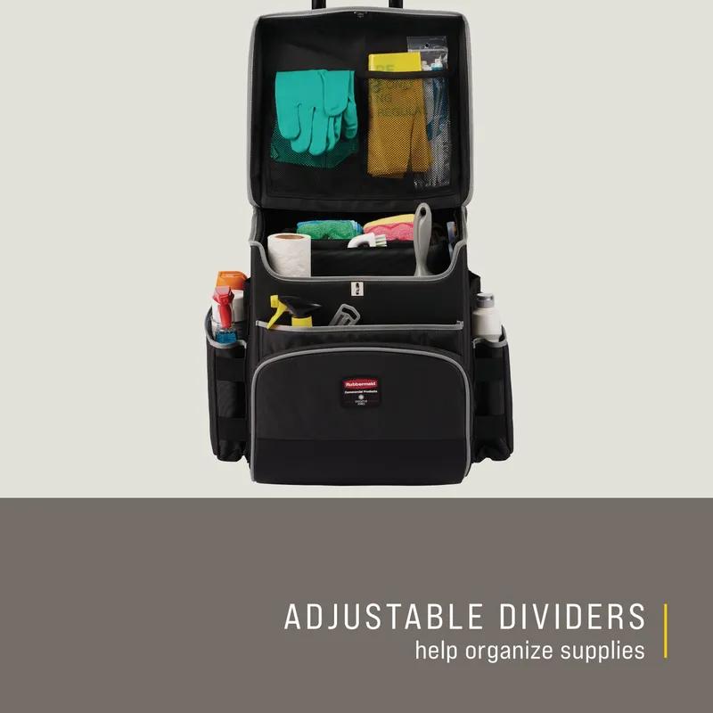 Quick Cart Large (LG) 16.5X14.5X25 IN Dark Gray Fabric Large Fixed Caster Executive 1/Case