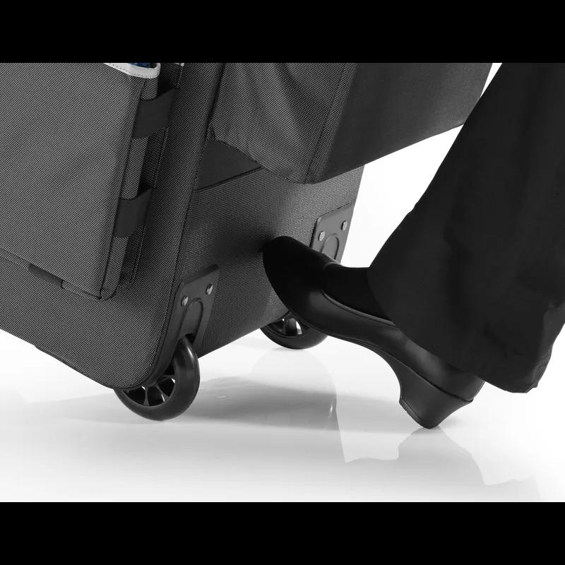 Quick Cart Large (LG) 16.5X14.5X25 IN Dark Gray Fabric Large Fixed Caster Executive 1/Case