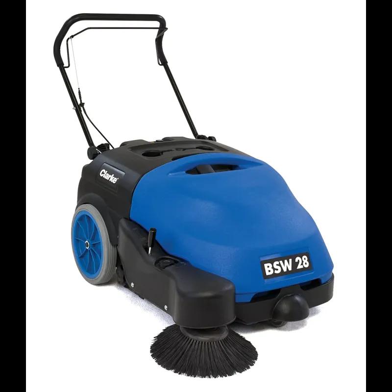Clarke® BSW™ 28" Floor Sweeper 39X31X24 IN 28IN Blue Black 12v Walk Behind 86Ah No-Maintenance Gel Battery 1/Each