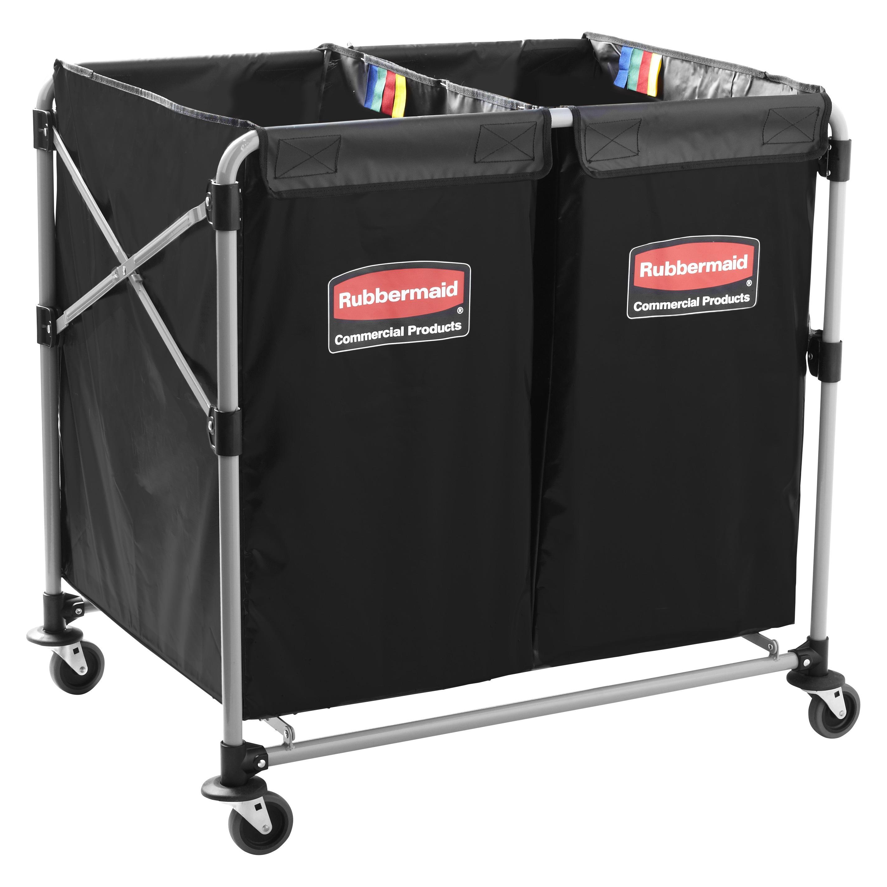 Executive Series™ Collapsible X-Cart 35.70X24.10X34.00 IN Black Steel 2 4-Bushel Bags 220 Lbs Capacity 1/Each