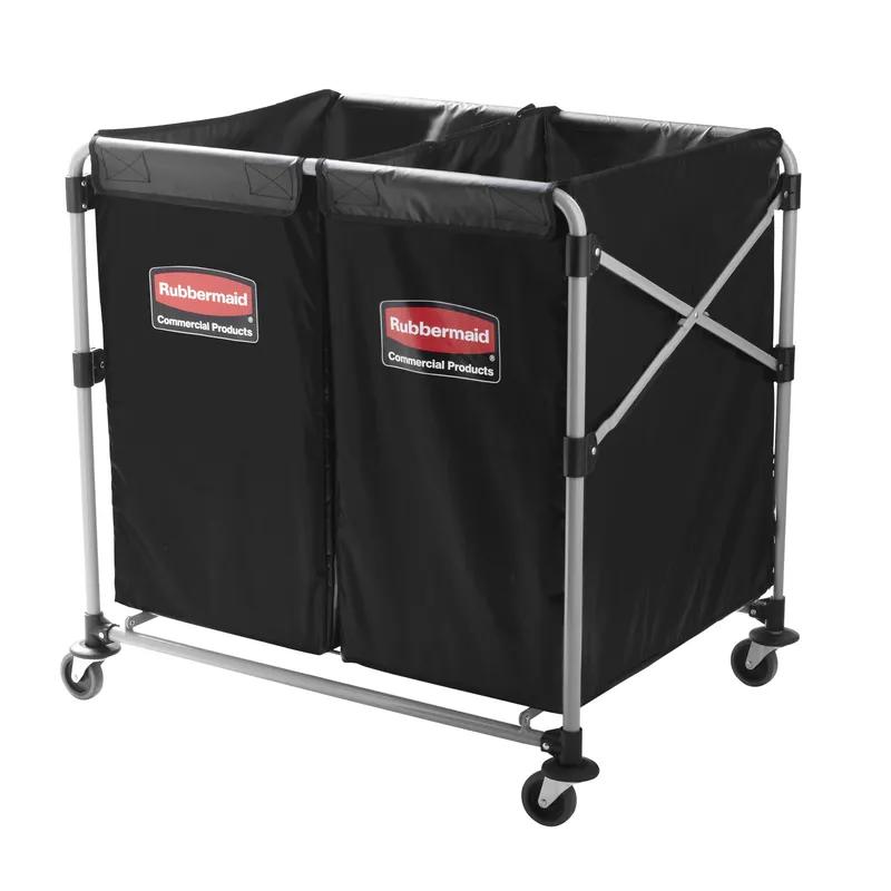 Executive Series™ Collapsible X-Cart 35.70X24.10X34.00 IN Black Steel 2 4-Bushel Bags 220 Lbs Capacity 1/Each
