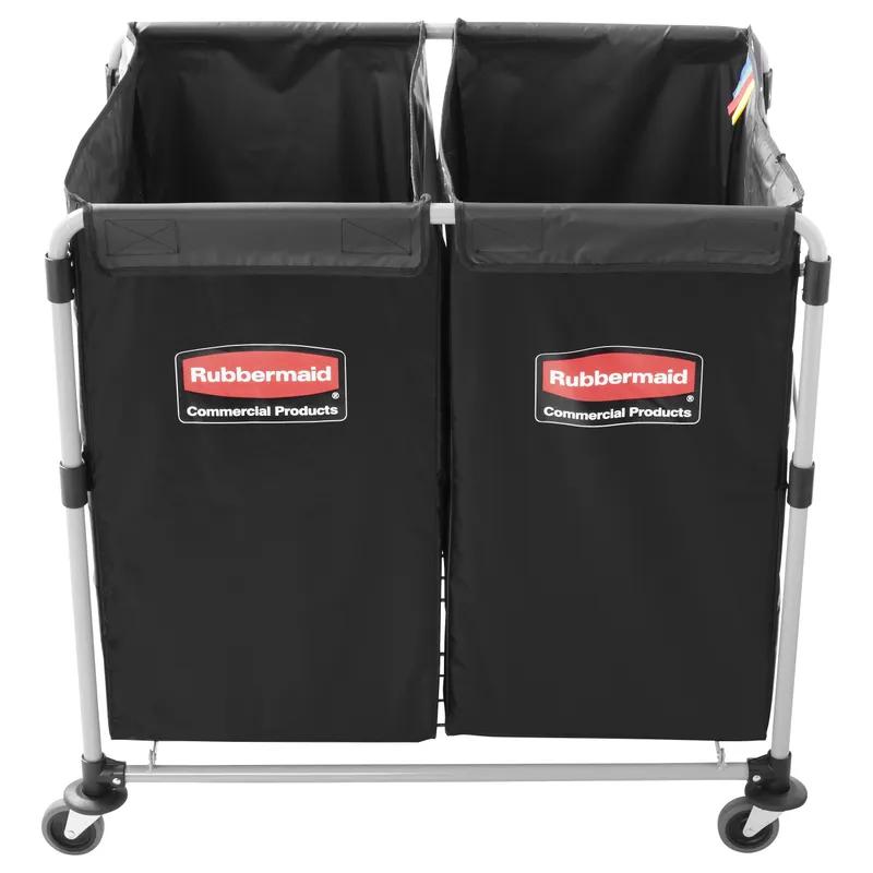 Executive Series™ Collapsible X-Cart 35.70X24.10X34.00 IN Black Steel 2 4-Bushel Bags 220 Lbs Capacity 1/Each
