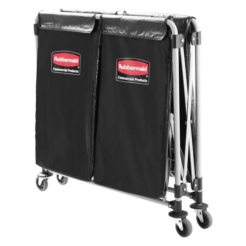 Executive Series™ Collapsible X-Cart 35.70X24.10X34.00 IN Black Steel 2 4-Bushel Bags 220 Lbs Capacity 1/Each