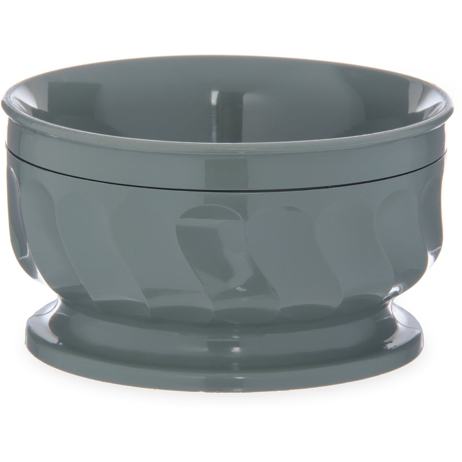 Dinex® Turnbury® Bowl 9 OZ Urethane Green Pedestal Base Insulated 48/Case