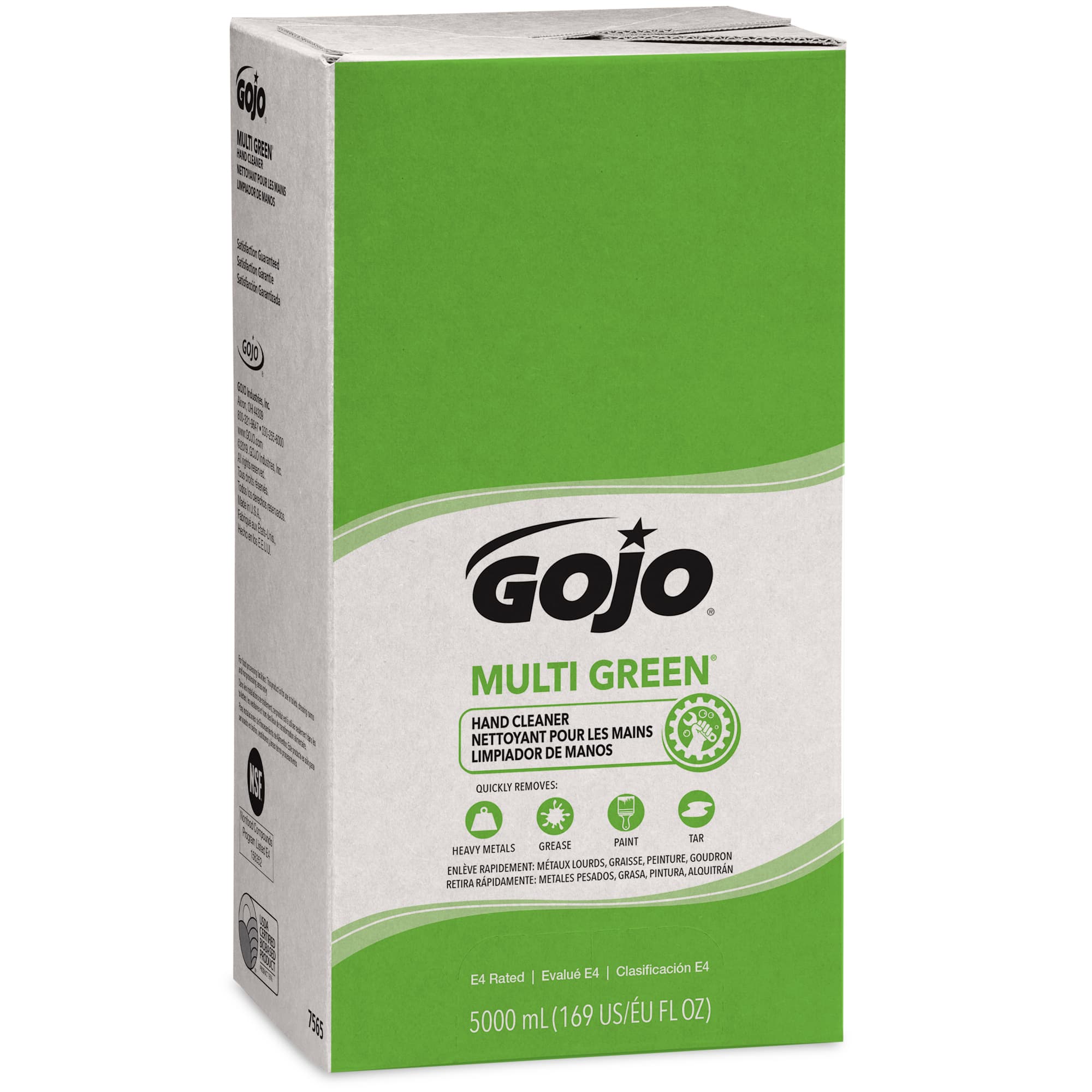 GOJO® MULTI GREEN Hand Soap Gel 5000 mL 4.75X6.56X12.13 IN Citrus Scent Green Pumice 2/Case