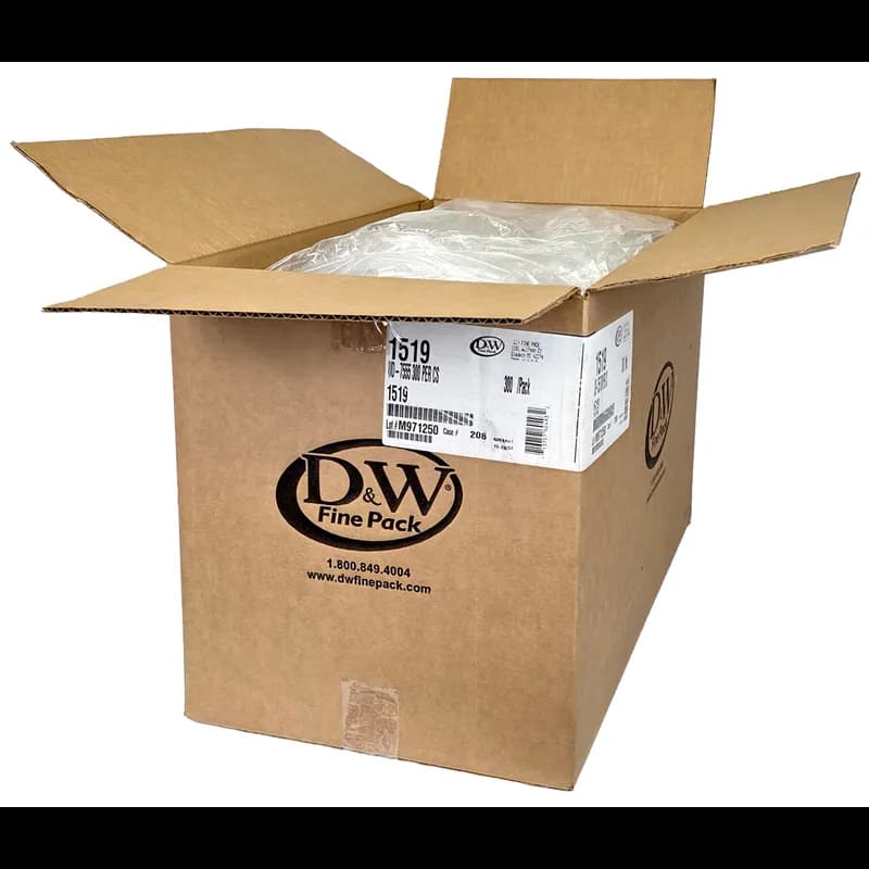Lid Dome 3 Compartment PET Clear Rectangle For Compartment Tray 300/Case
