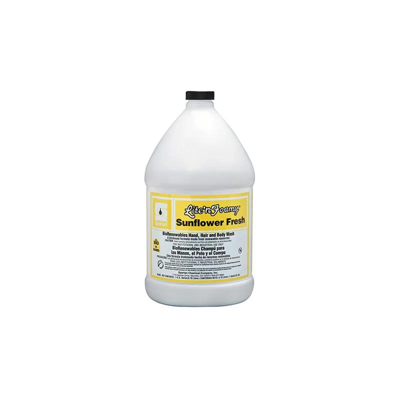 Lite'n Foamy® Sunflower Fresh® Handwash Ready-to-Use (RTU) 1 GAL Sunflower Yellow Foaming 4/Case