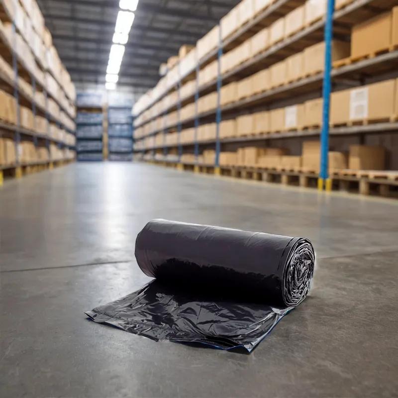 Victoria Bay Can Liner 33X40 IN Black Plastic 22MIC 250/Case