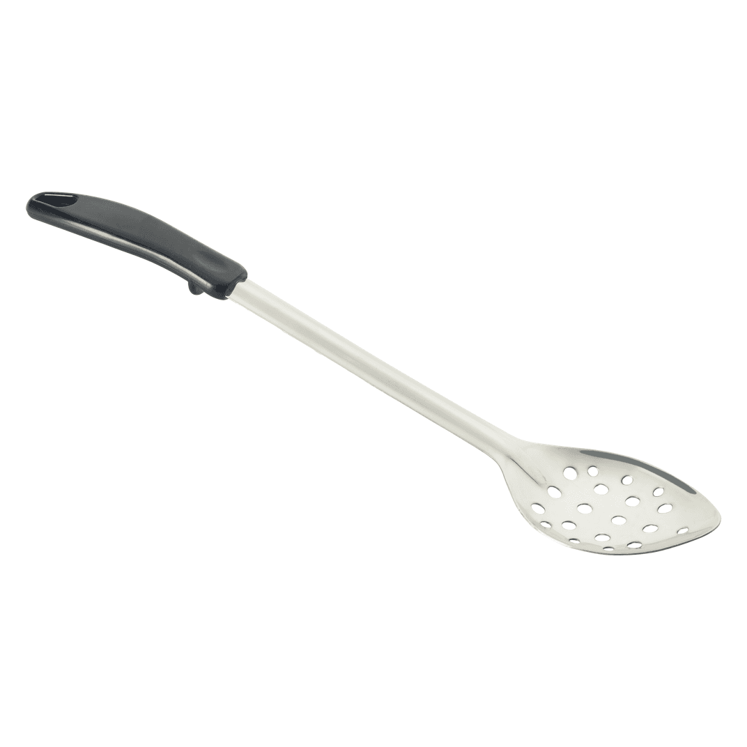 Basting Spoon Stainless Steel Perforated Heavy Duty With Hanging Hole Stop-Hook 1/Each