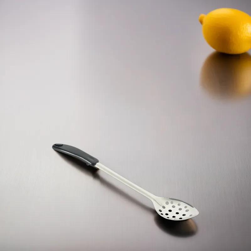 Basting Spoon Stainless Steel Perforated Heavy Duty With Hanging Hole Stop-Hook 1/Each