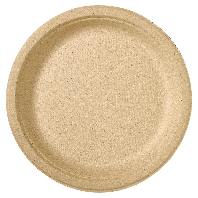 Plate 9 IN Pulp Fiber Kraft Round 500/Case
