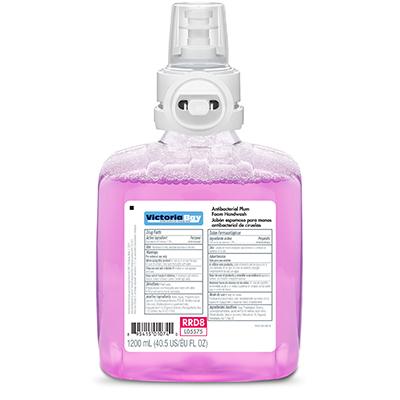 Victoria Bay Antibacterial Plum Foam Handwash Hand Soap 1.2 L 2/Case