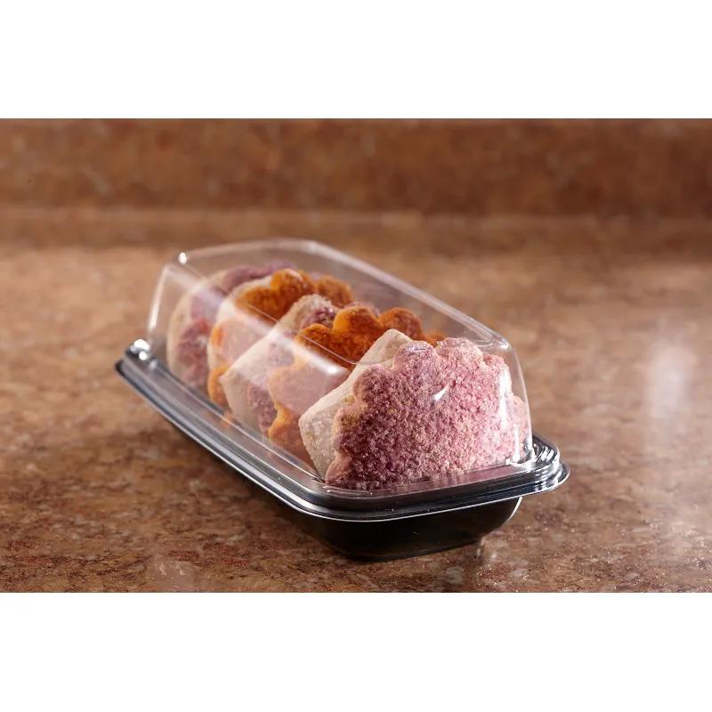 Lid Dome 8.148X4.379X1.8 IN PET Clear Rectangle For Container 1/Case