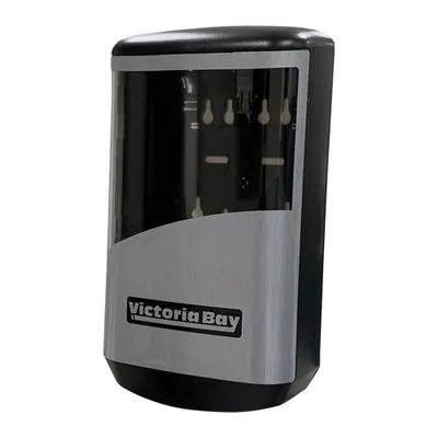 Victoria Bay Soap Dispenser Black Silver Automatic 1/Each