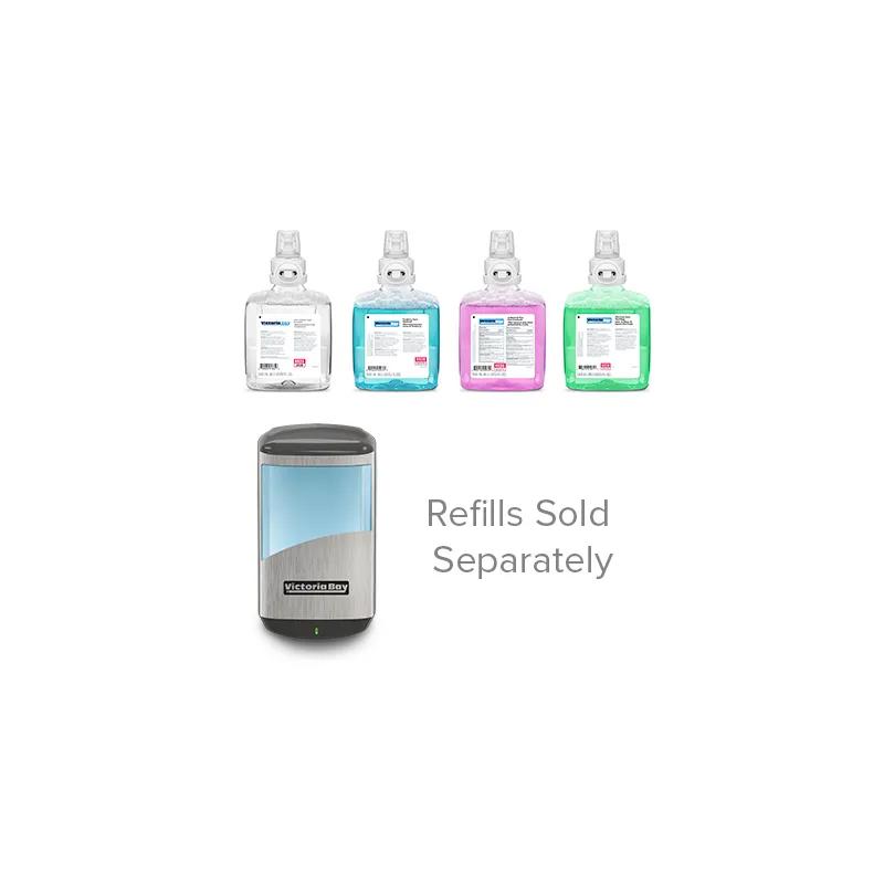 Victoria Bay Soap Dispenser Black Silver Automatic 1/Each