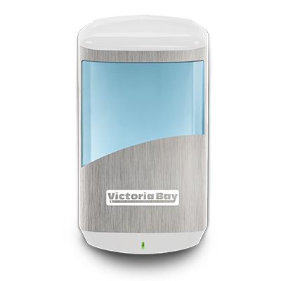 Victoria Bay Hand Soap Dispenser 1200 mL White Silver Automatic 1/Each