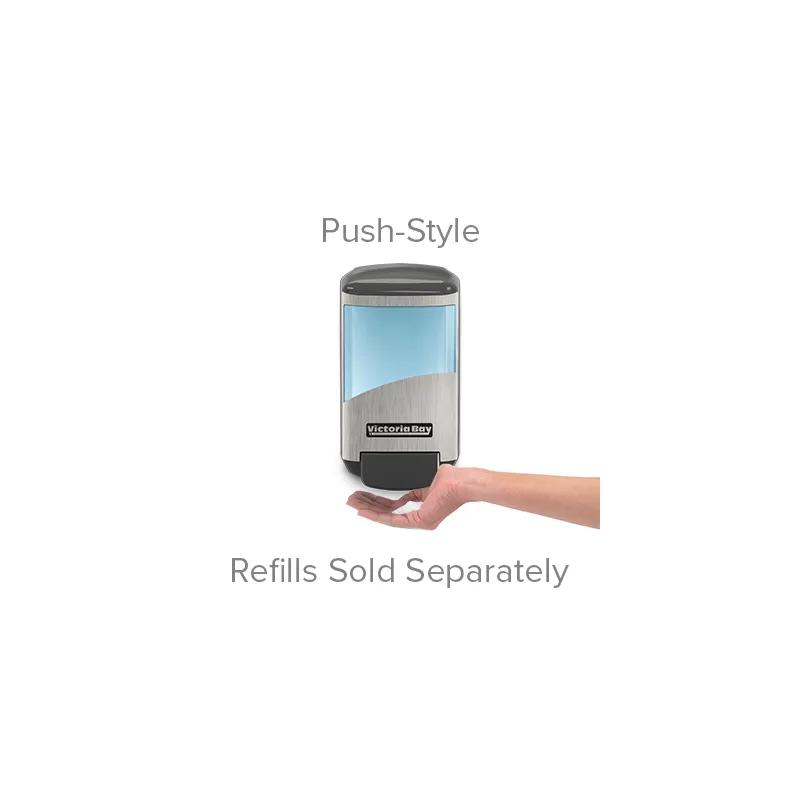 Victoria Bay Hand Soap Dispenser 1250 mL Black Silver Manual CB4 For CB4 1/Each