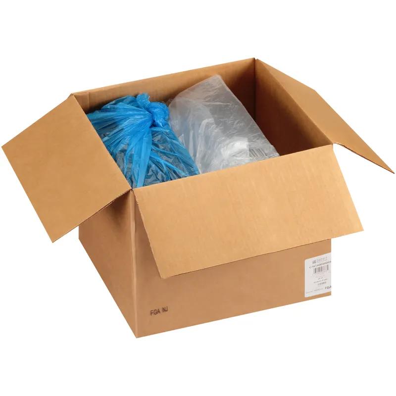 Take-Out Container Base & Lid Combo With Dome Lid 14X14 IN 4 Compartment Plastic Black Clear Square 25/Case