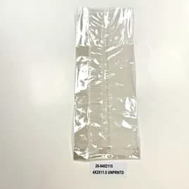 Bag 4X2X11.5 IN Cellophane With Fold Over Closure 1000/Case
