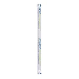 Straw 7.75 IN Paper Black Paper Wrapped 3200/Case