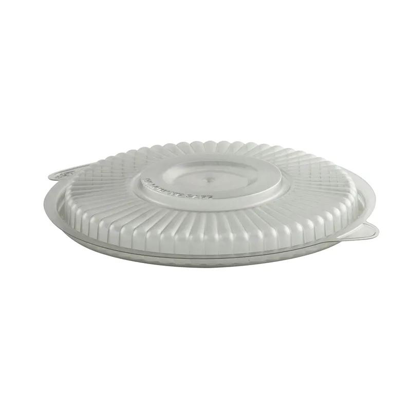 Lid Flat 1 Compartment PP Clear Round For 12-16-24 OZ Bowl Unhinged Anti-Fog 250/Case