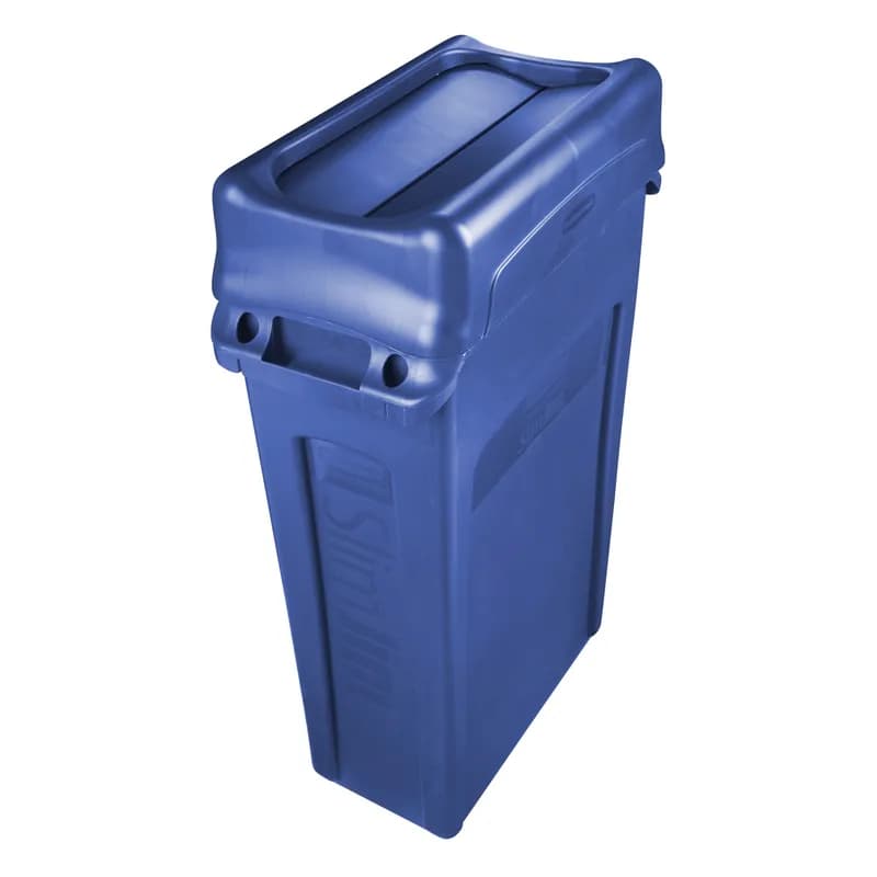 Slim Jim® Swing Lid Blue Resin 1/Each