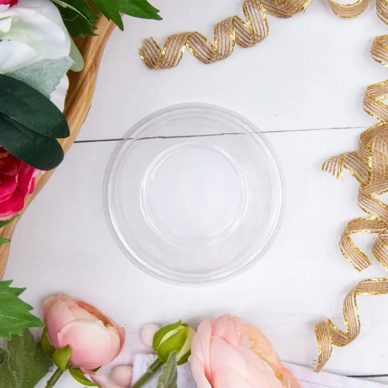 Dart® Lid Dome 3.7X1.4 IN PET Clear For 12-24 OZ Cold Cup With Hole Freezer Safe 100 Count/Pack 10 Packs/Case