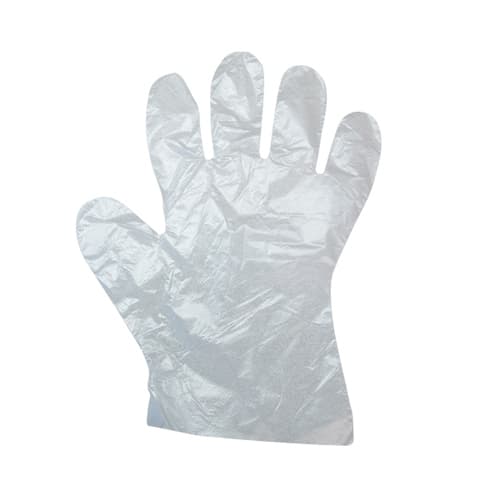 Safety Zone® Gloves Medium (MED) Clear PE 100 Count/Pack 10 Packs/Case