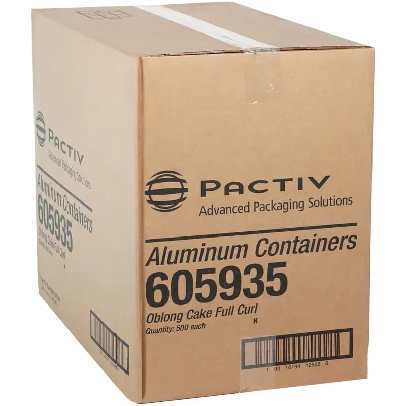 Cake Pan 25.2 OZ 12X5 IN Aluminum Silver Oblong 500/Case