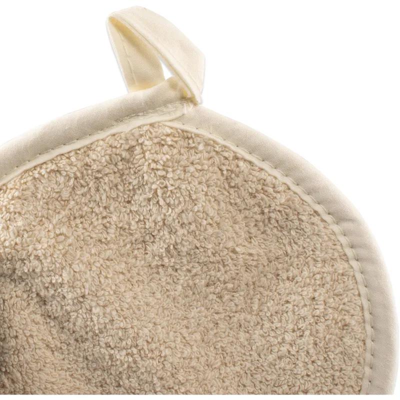 San Jamar Pot Holder 8 IN Cotton Round 500F Protection 1/Dozen