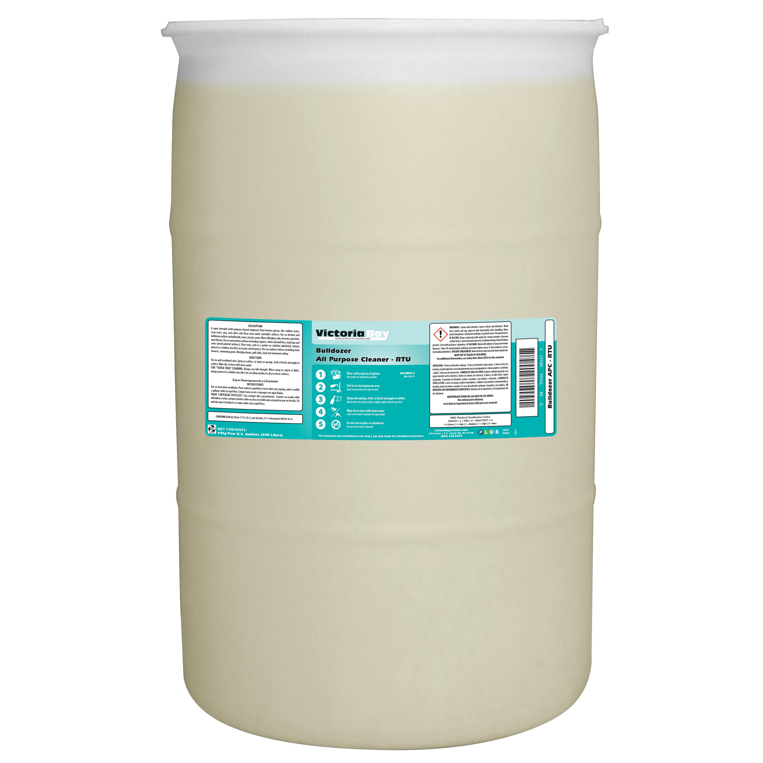 Victoria Bay Bulldozer All Purpose Cleaner - RTU 55 GAL 1/Drum