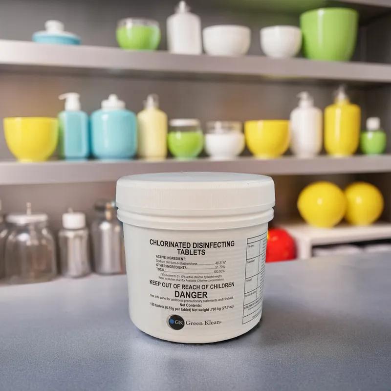 Disinfectant Multi Surface Tablet Chlorinated 120 Count/Pack 6 Packs/Case 720 Count/Case