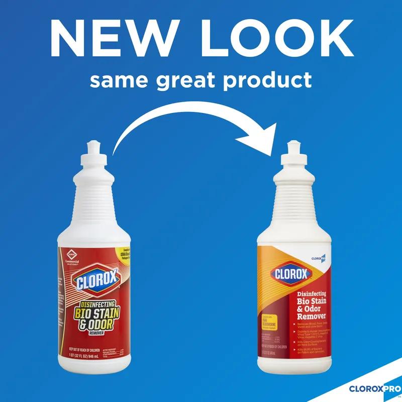 Clorox® Bio Stain & Odor Remover Stain & Odor Remover 32 FLOZ Antibacterial 6/Case