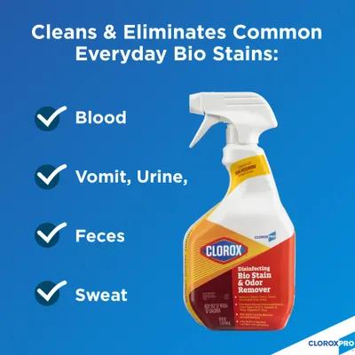 Clorox® Bio Stain & Odor Remover Stain & Odor Remover 32 FLOZ Antibacterial 6/Case