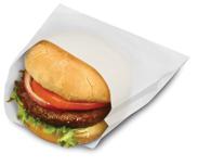 Bagcraft® Sandwich Bag 6.5X0.75X6 IN Wax Coated Paper White Grease Resistant 2000/Case