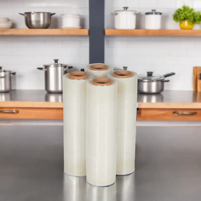 Cling Film Roll 18IN X1500FT PVC 70 Gauge Clear 4/Case