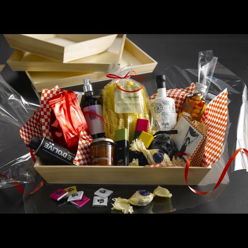 Serving Tray 12.2X12.2X1.5 IN Wood Natural Square Heavy Duty Grease Resistant 1 Count/Pack 10 Packs/Case 10 Count/Case