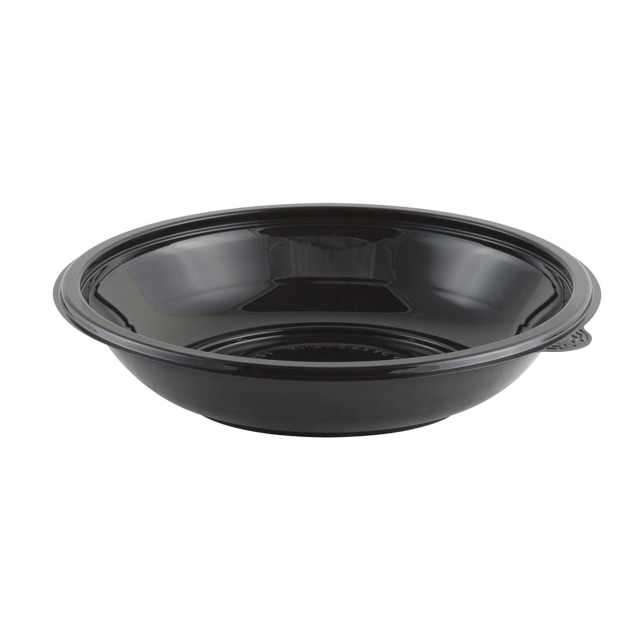 Cold Bowl 24 OZ RPET Black Round Freezer Safe Crack Resistant Leak Resistant 300/Case