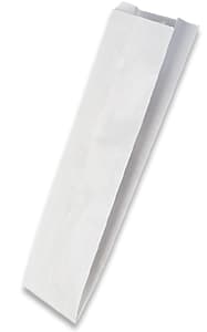 Bagcraft® Bread Bag 5.25X3.25X18 IN Paper White Plain 1000/Case